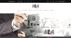 Desktop Screenshot of mla.com.br
