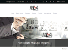 Tablet Screenshot of mla.com.br